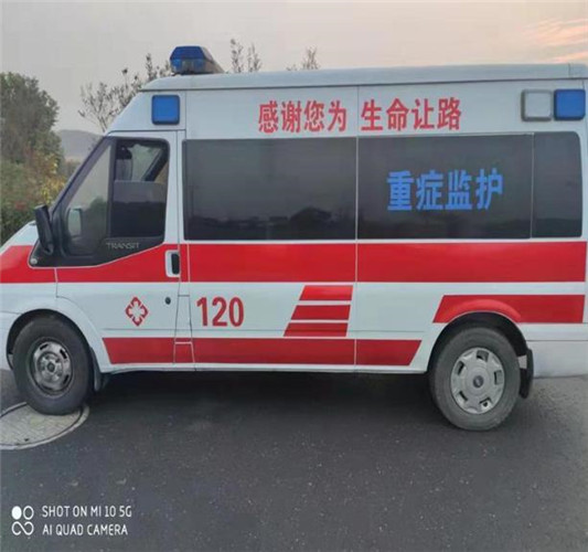湾里救护车出租服务案例3